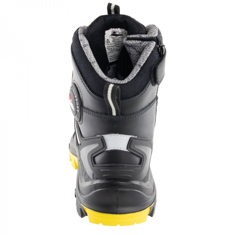 Himalayan Vibram  5801 Vibram Black Zipper Boot